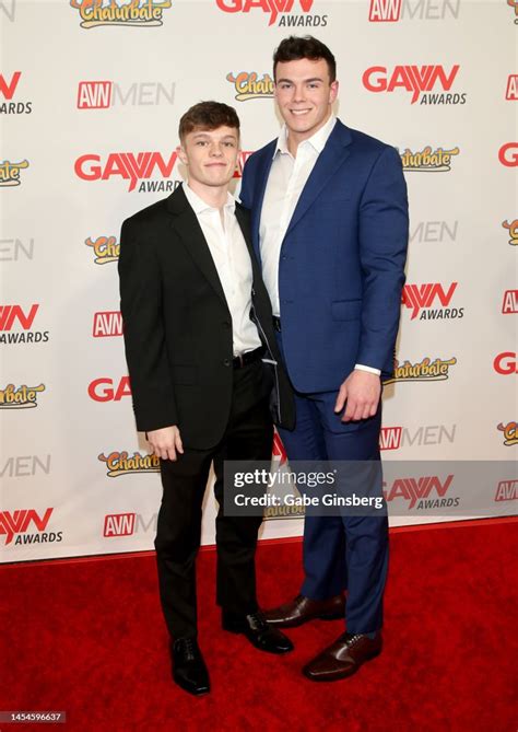 clark reid jake preston|Jake Preston and Clark Reid attend the 2023 GayVN。